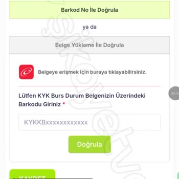 Türk Eğitim Vakfı Bursu Sistem Hatası