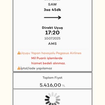 Pegasus Ve Akbank Arasında Fahiş Fiyatlandırma Sorunu