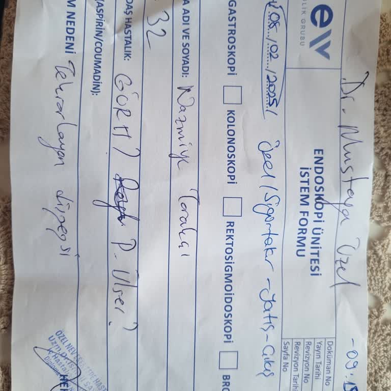 Tamamlayıcı Sağlık Sigortası Kapsamında Ek Ücret Talebi