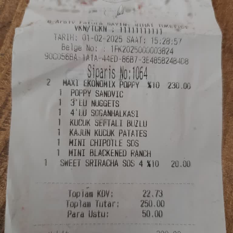 Popeyes'ta Paket Servis Fiyaskosu!