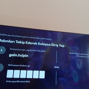 Android TV'de QR Kod Ve Şifre Sorunu