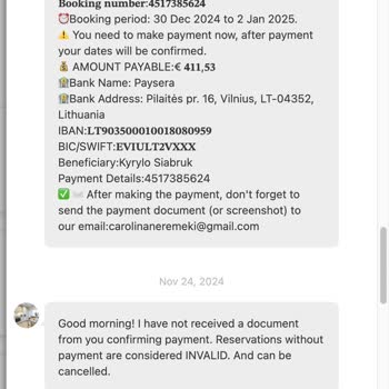 Booking.com Canceled My New Year Reservation and Has Not Issued My Refund