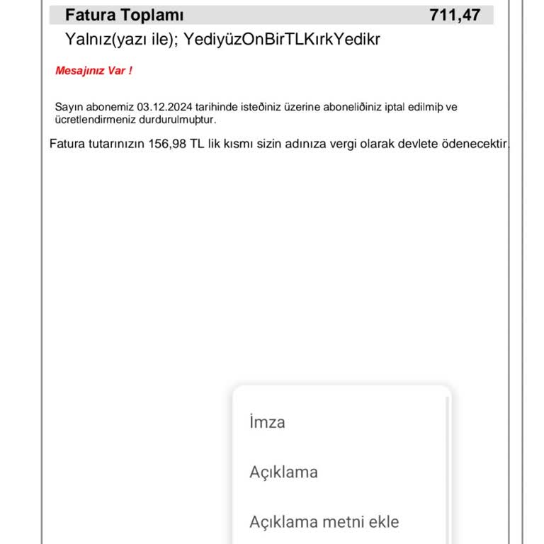 Vodafone Cayma Bedeli Şoku