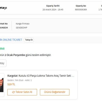 Trendyol'dan Fatura Sorunu Ve Yetersiz Destek