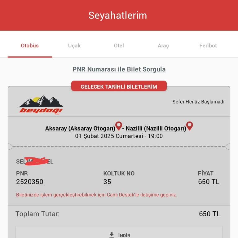 Bilet İptalinde Haksız Uygulama