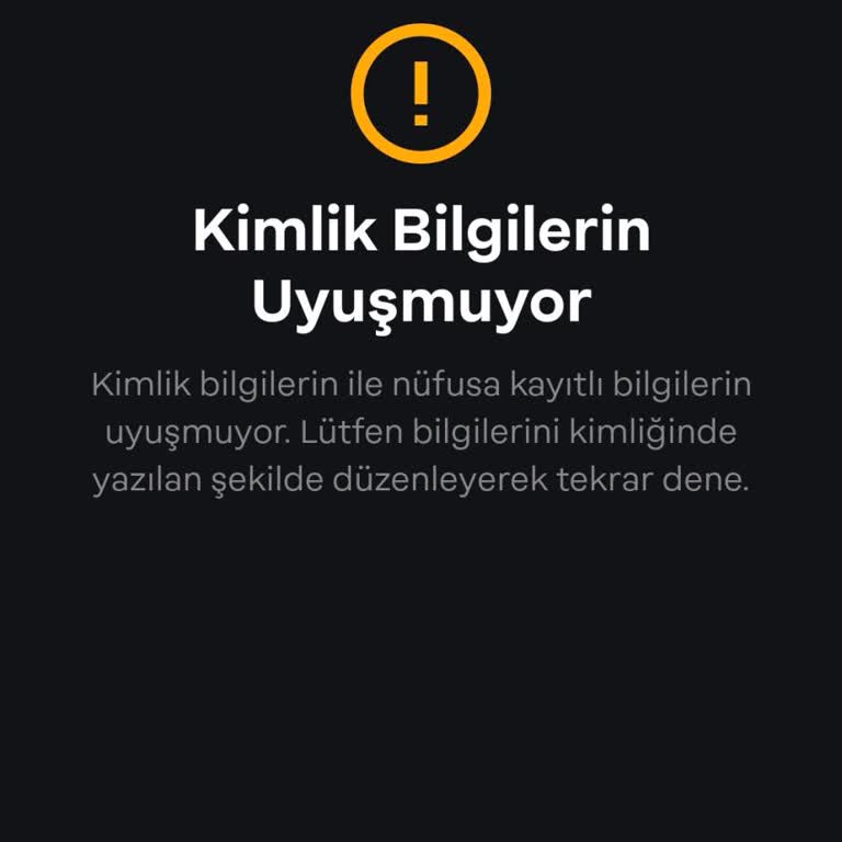 Papara Kimlik Doğrulama Hatası: Uyuşmayan Bilgiler