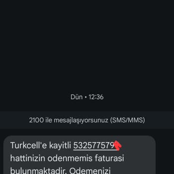 Yanlış Fatura Bildirimi: Turkcell'in Hatası