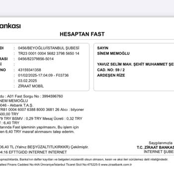 Bilyoner Hesabına Yatırılan Para Kayboldu