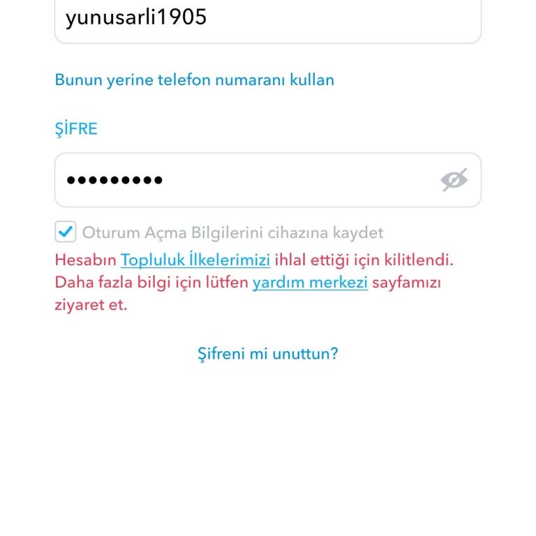 Hesap Kapatma Sorunu