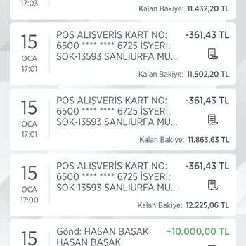 Şok Market'te Üç Kez Çekilen Tutar Sorunu
