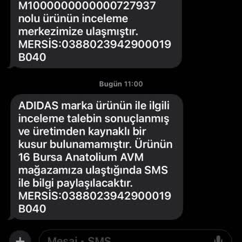 Adidas Ayakkabının İç Astarı Sorunu
