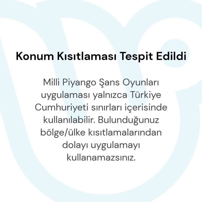 Milli Piyango Online'da Erişim Sorunu