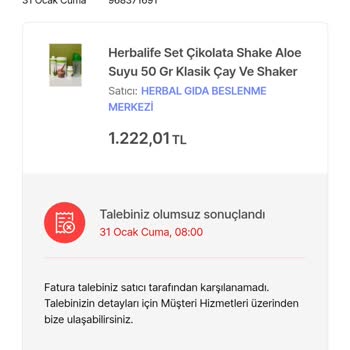 Hepsiburada'da Fatura Sorunu Ve Düşen Hizmet Kalitesi