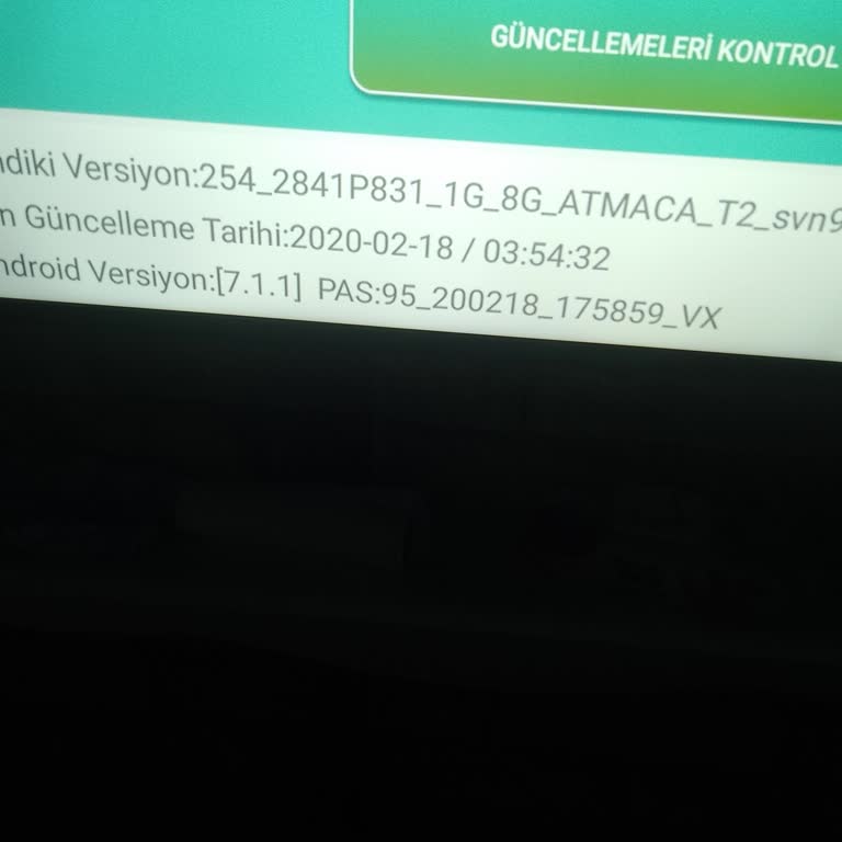 Woon 49 Smart TV Yazılım Güncelleme Sorunu