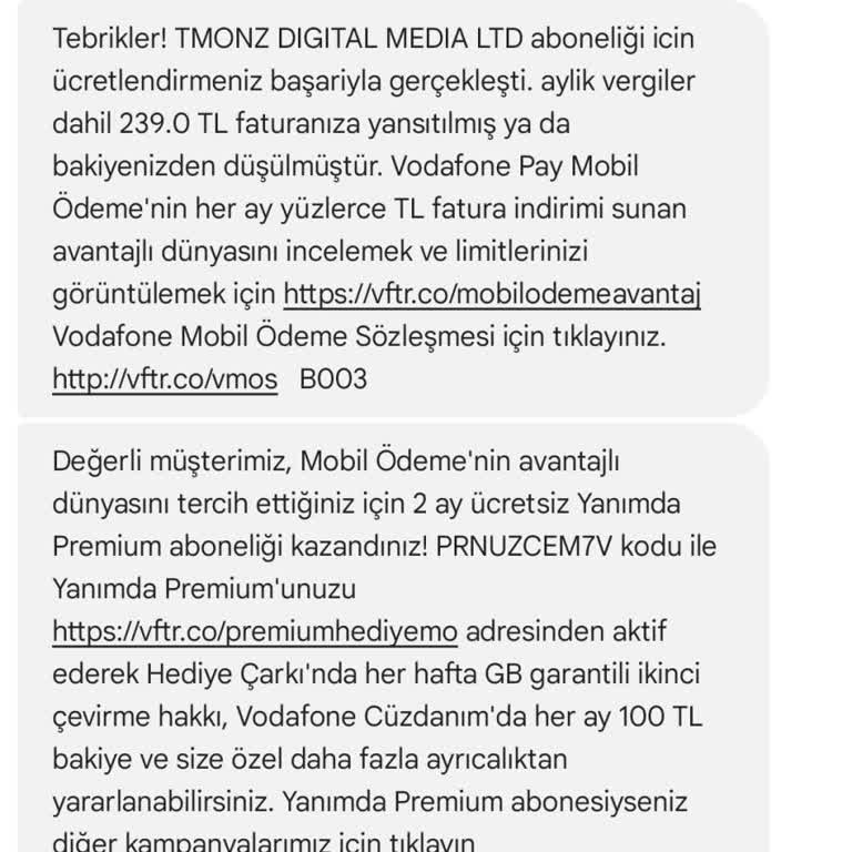 İzinsiz Abonelik Ücreti Şoku
