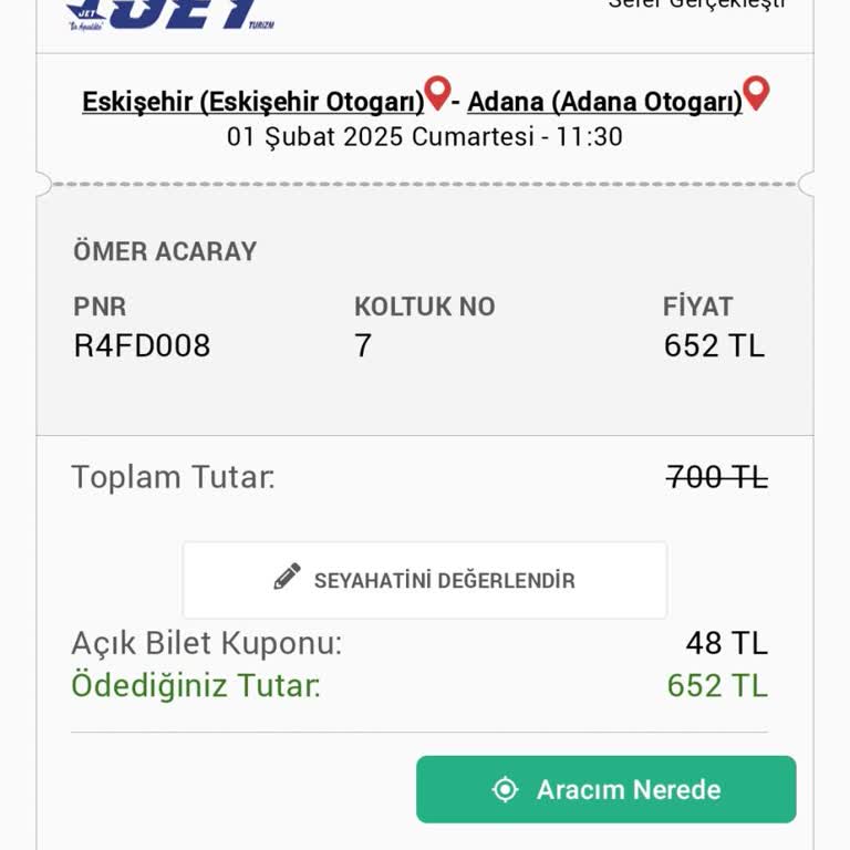 Otobüs Yolculuğunda Yaşanan Büyük Mağduriyet
