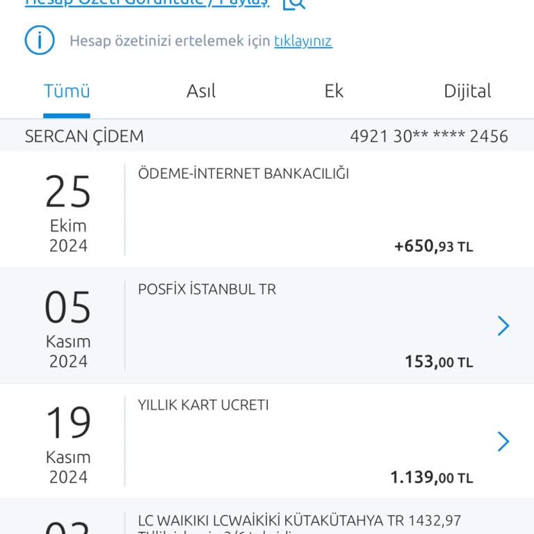 Yıllık Üyelik Ücreti İadesi Talebi