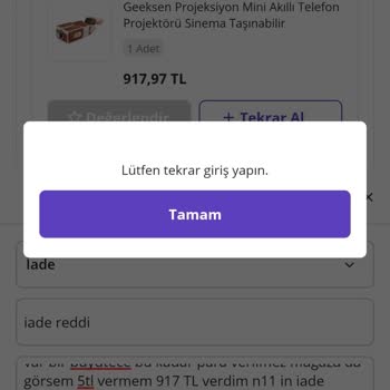 Kullanışsız Ve Kusurlu Projektör Mağduriyeti