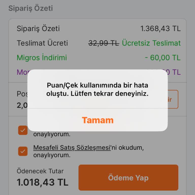 Migros'un Money Puan Hatası Ve İlgisiz Yaklaşımı