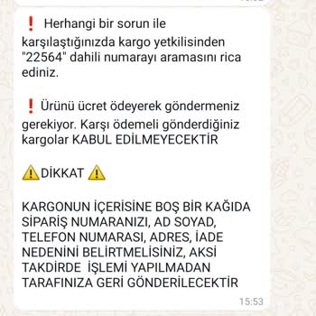 Uzun Süreli Kargo Gecikmesi Ve İade Sorunları