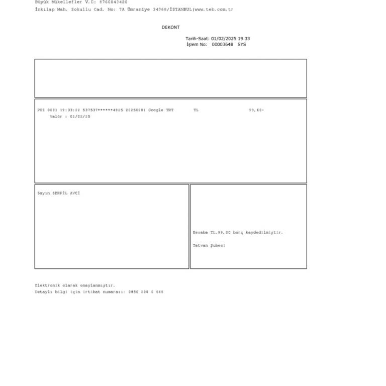 İzinsiz Para Çekimi Şikayeti