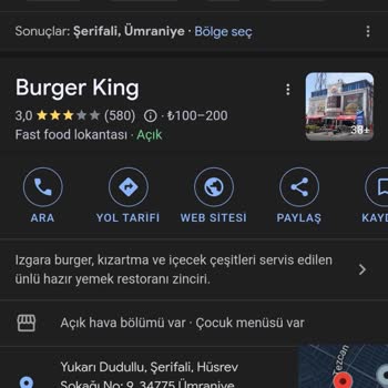 Gece Yarısı Burger King Şubesinde Yaşanan Sorun