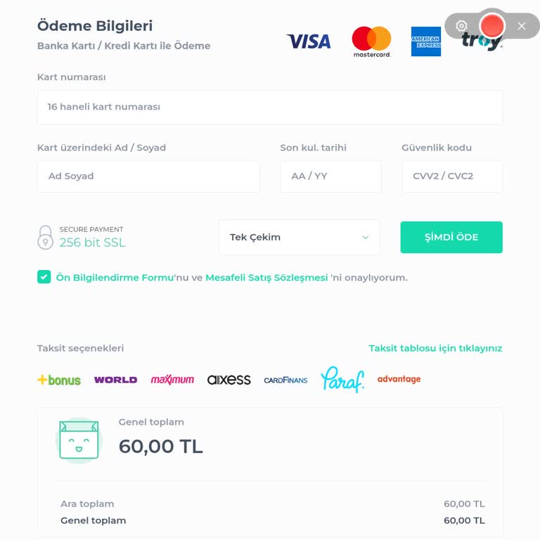 Shopier'de Sürekli 3D Secure Hatası