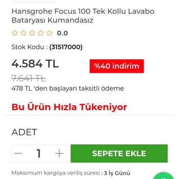 Sipariş Gecikmesi Ve İletişim Sorunları
