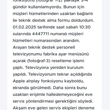 Samsung TV'de Apple Airplay Sorunu Ve Servis Çözüm Arayışı