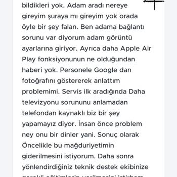 Samsung TV'de Apple Airplay Sorunu Ve Servis Çözüm Arayışı