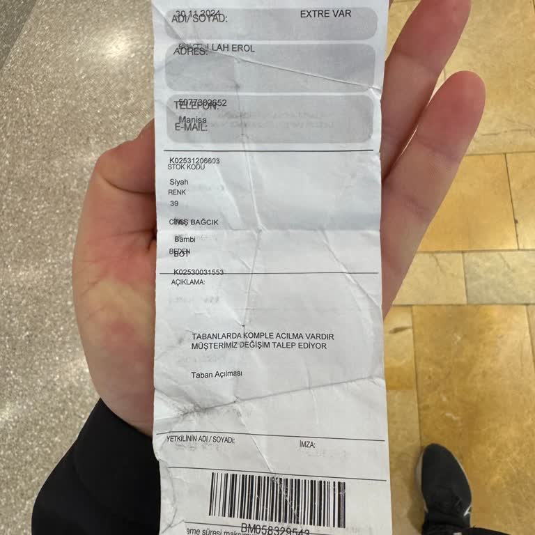 Bambu Deri'den Aldığım Botun Sorunları Ve İade Süreci