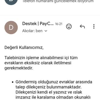 Payco Telefon Numarası Güncelleme Sorunu