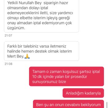 Yemeksepeti'nin Yanıltıcı İptal Politikası Ve Müşteri Hizmetleri Sorunu