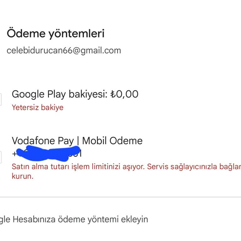 Vodafone İşlem Limiti Sorunu Ve Çözüm Eksikliği