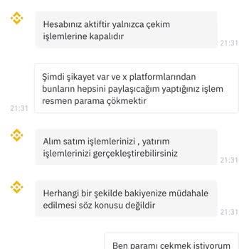 Binance TR'de Para Çekme Sorunu Ve Mağduriyet
