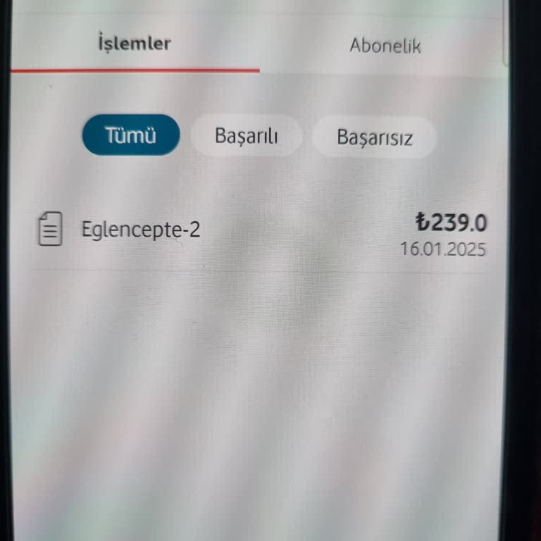Beklenmedik Fatura Şoku: Eğlence Cepte 2