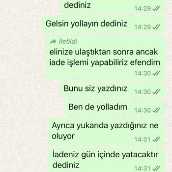 Geç Teslimat Ve İade Sorunu