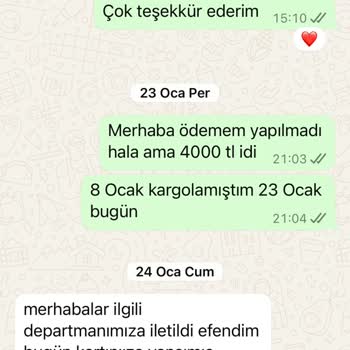 Geç Teslimat Ve İade Sorunu