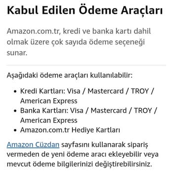 Amazon'da Troy Kart Sorunu: Neden Desteklenmiyor?