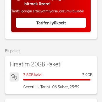 Yanlış İnternet Paketi Ve Hızlı Tüketim Sorunu