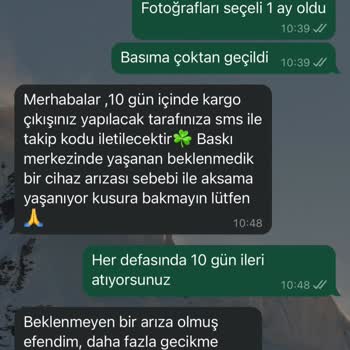 Düğün Albümümüzün Teslimatı Sürekli Gecikiyor