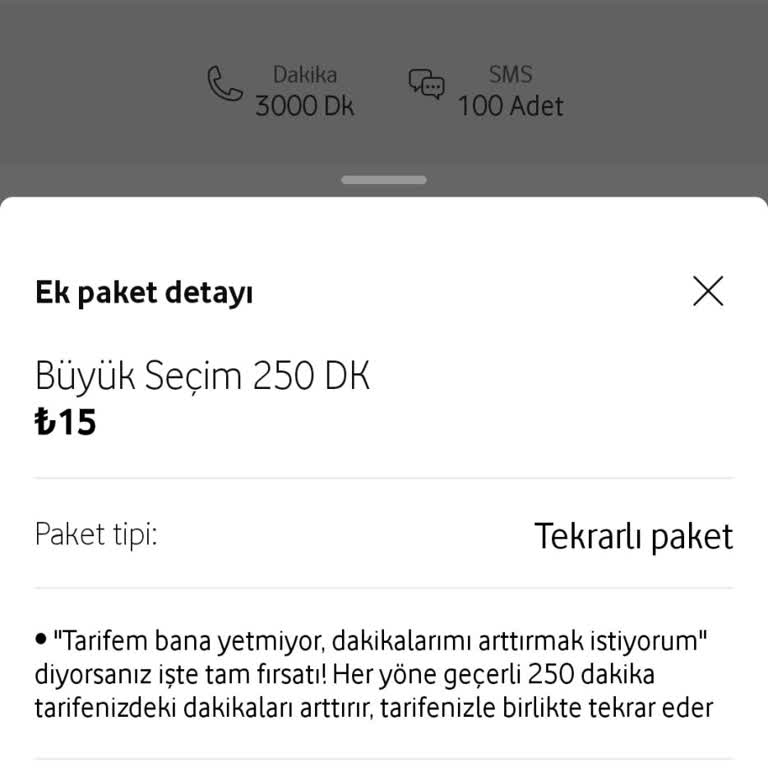 İptal Edilemeyen Ek Paket Sorunu
