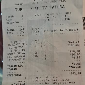 Yanlış Gramaj Ve Hatalı Ürün Satışı