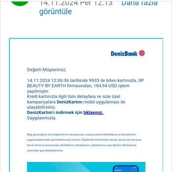Denizbank'tan Yanlış İşlemler Ve İade Sorunu