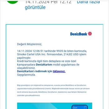 Denizbank'tan Yanlış İşlemler Ve İade Sorunu