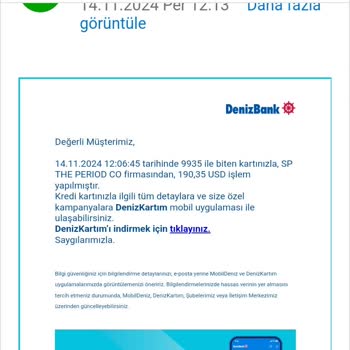 Denizbank'tan Yanlış İşlemler Ve İade Sorunu