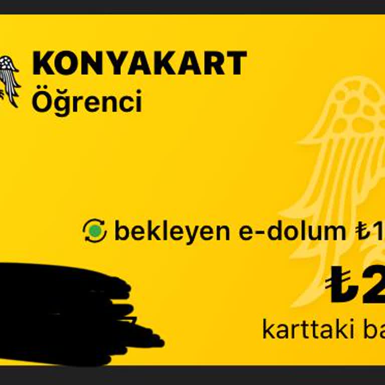 Konya Kart Bakiye Yükleme Sorunu