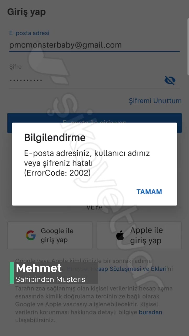 Sahibinden 2002 Erorr Hatası! videonun kapak resmi