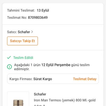 Schafer Yemek Termosu İle Tehlikeli Patlama Deneyimi