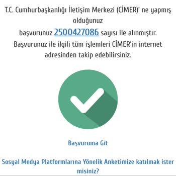 CİMER Şikayet İptali Ve Geri Dönüş Beklentisi